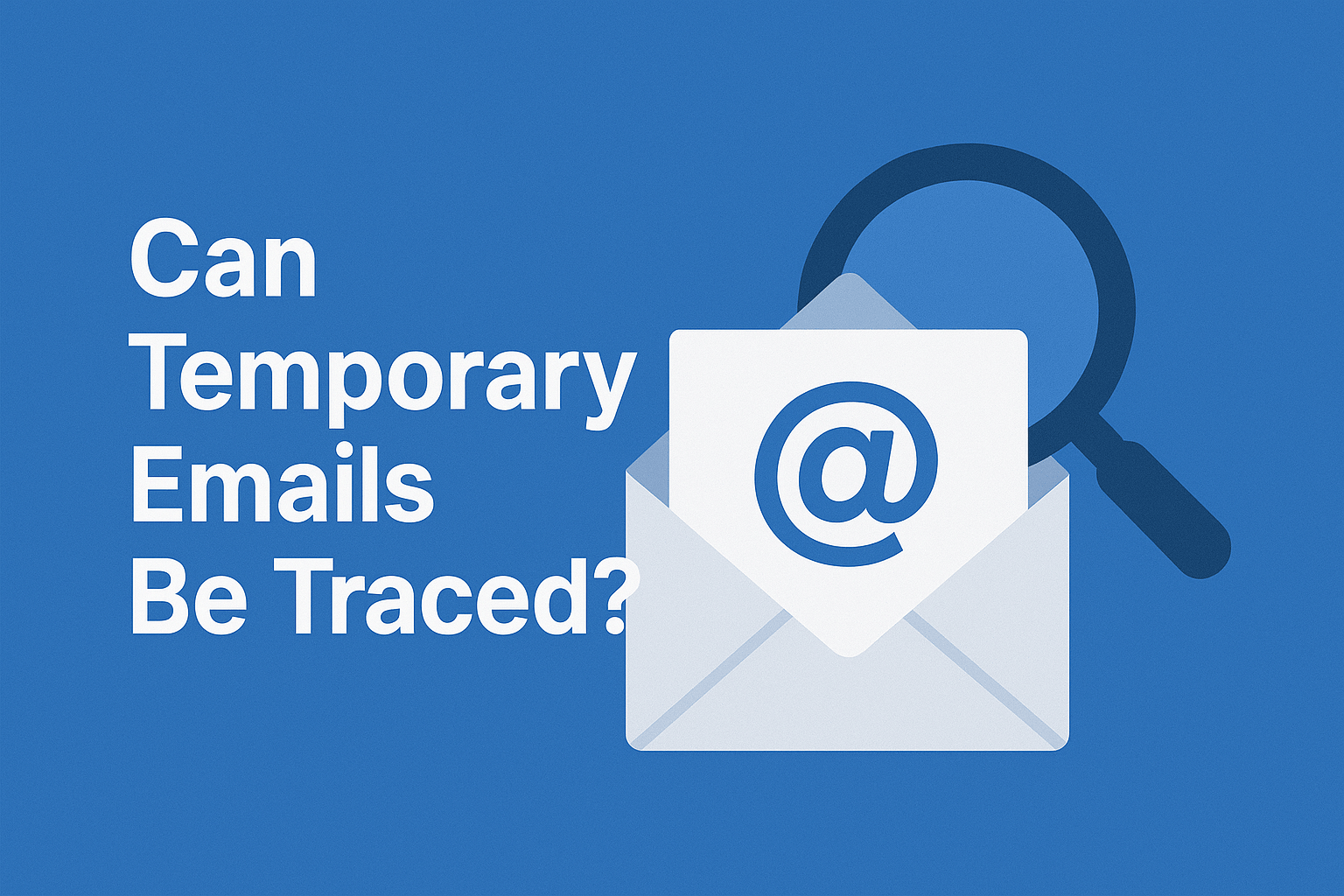 Can Temporary Emails Be Traced?
